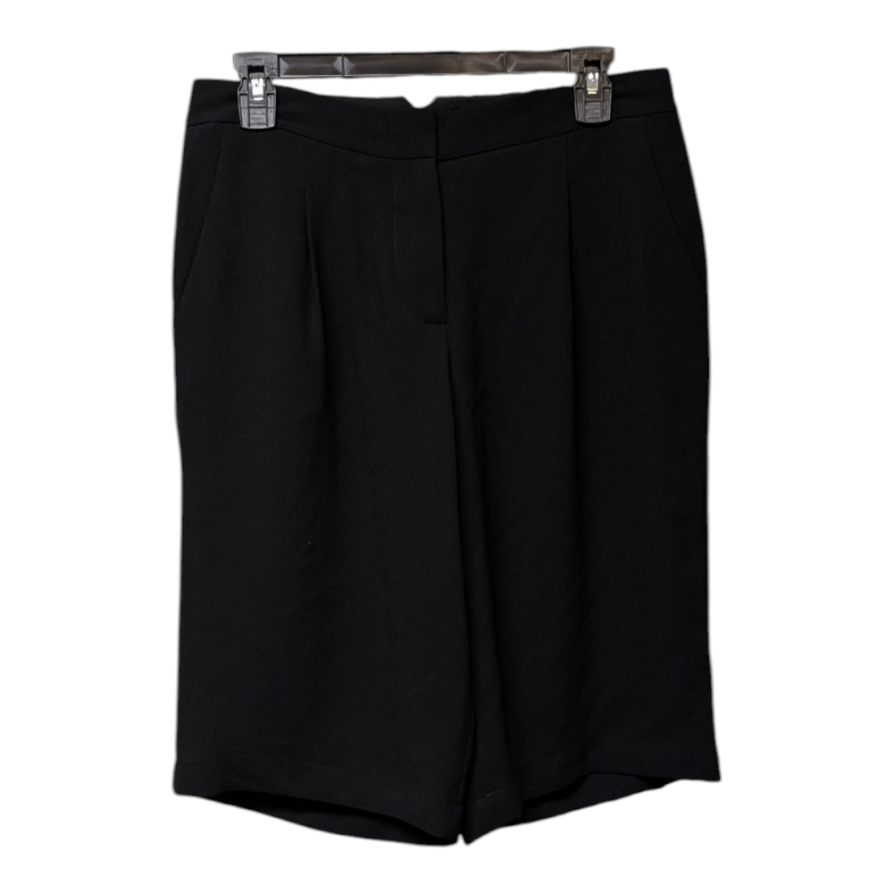 BCBGMaxAzria Black High-Waist Bermuda Shorts